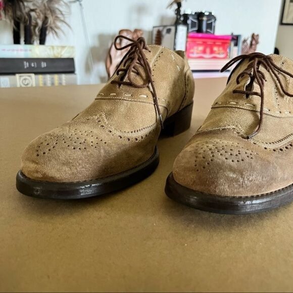La Martina Garantiza Suede Oxford Lace Argentina Polo Shoes main image 12